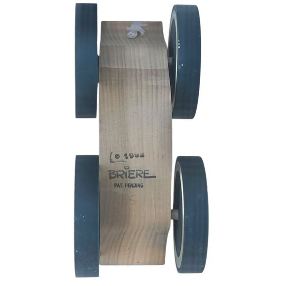 Handcrafted 1992 Briere Wooden Pull Toy With Little Red Riding Hood & Big Bad Wo - Picture 7 of 16